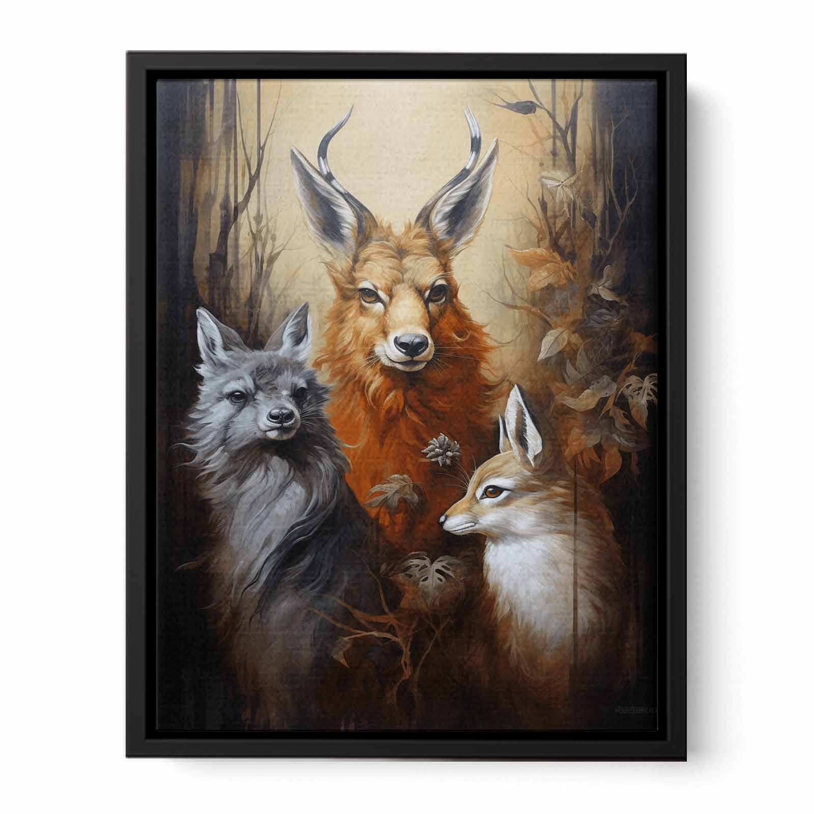 Three Animal Modern Art  Painting