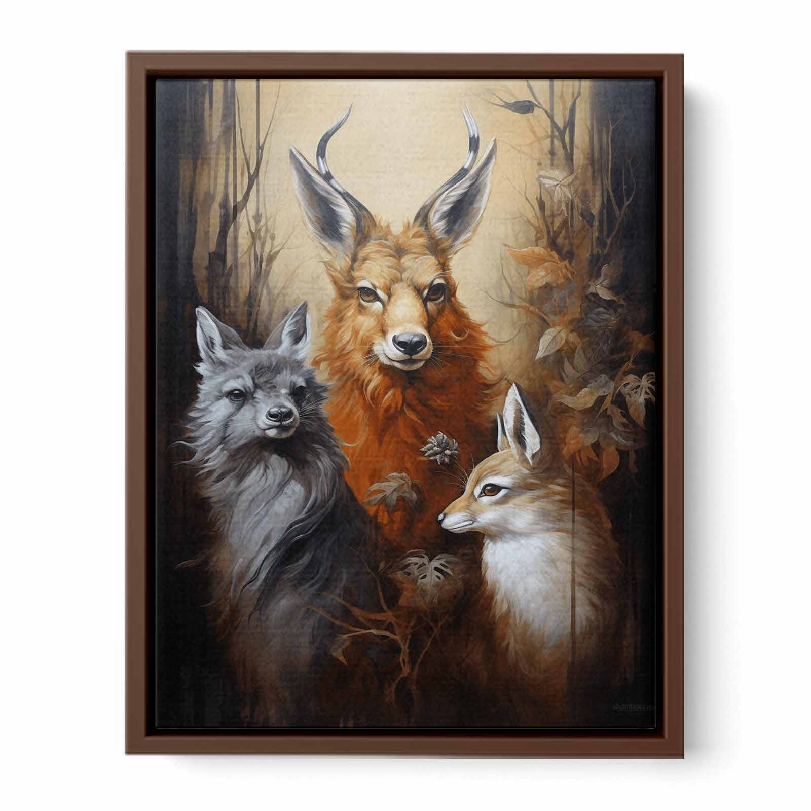 Three Animal Modern Art  Painting