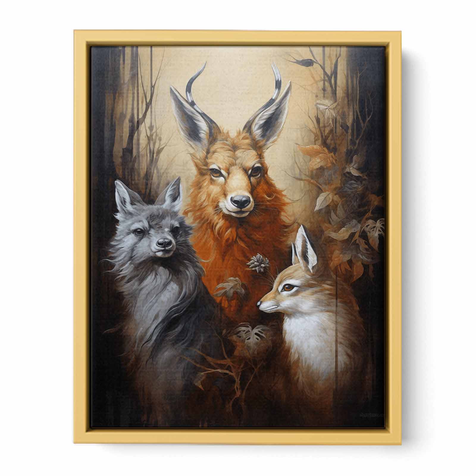 Three Animal Modern Art  Painting
