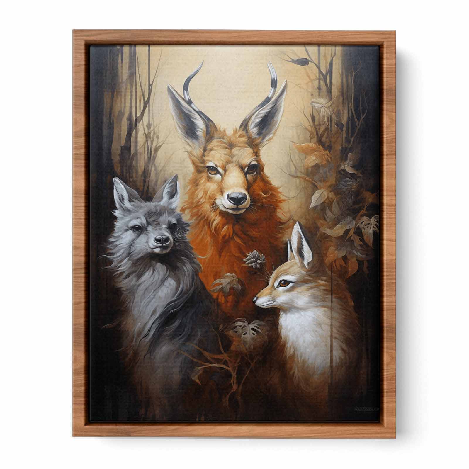 Three Animal Modern Art  Painting