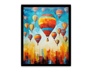 Hot Balloons Modern Painting