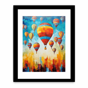 Hot Balloons Modern Painting