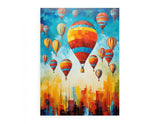 Hot Balloons Modern Painting artwork preview