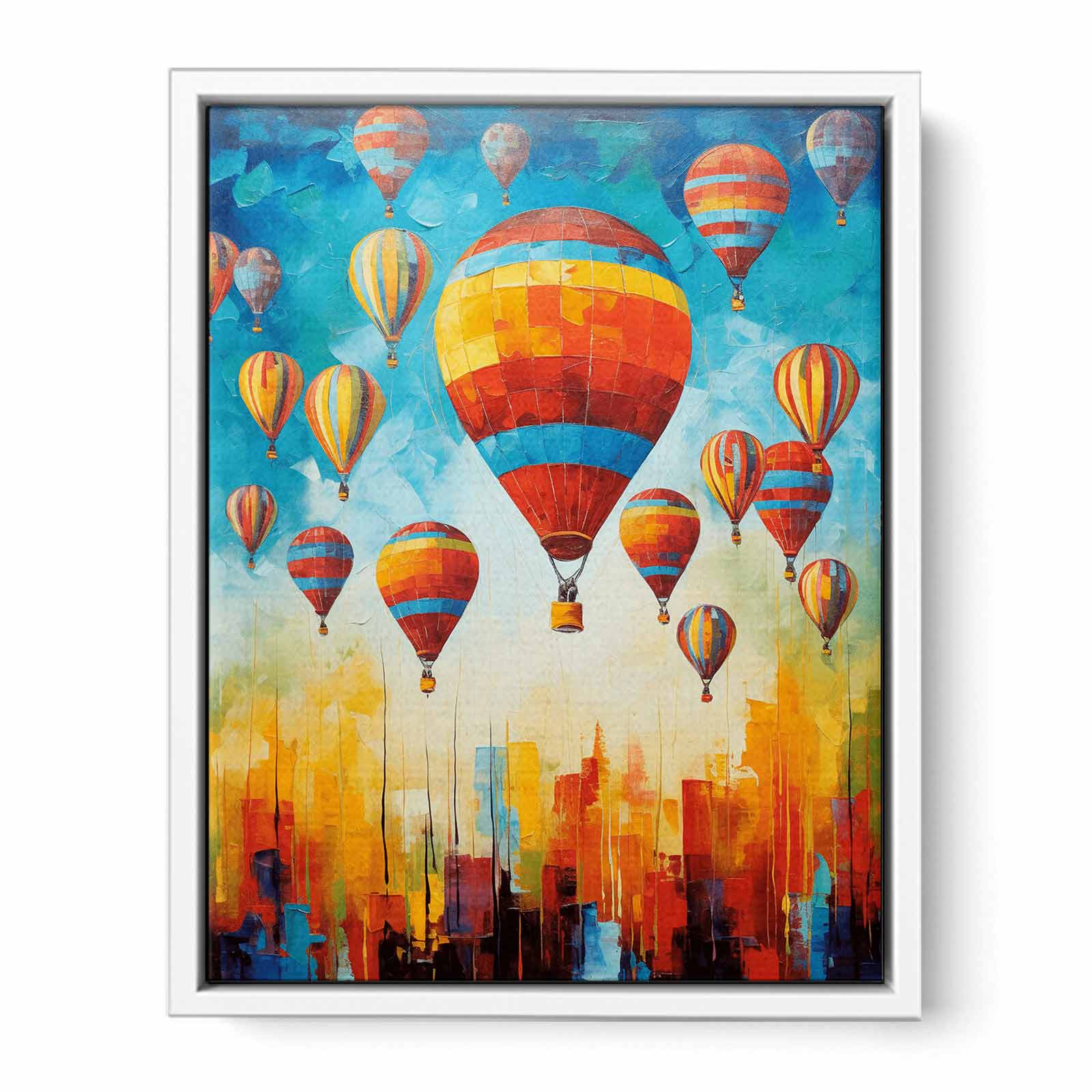 Hot Balloons Modern Painting