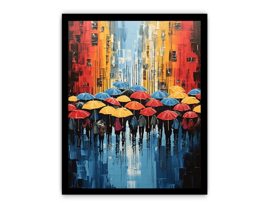 Umbrella  Modern Art  Painting