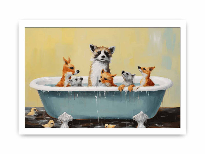 Animal Bathtub Art