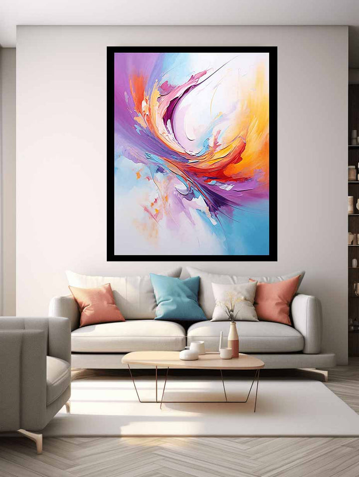 Multi Color Modern Art Painting