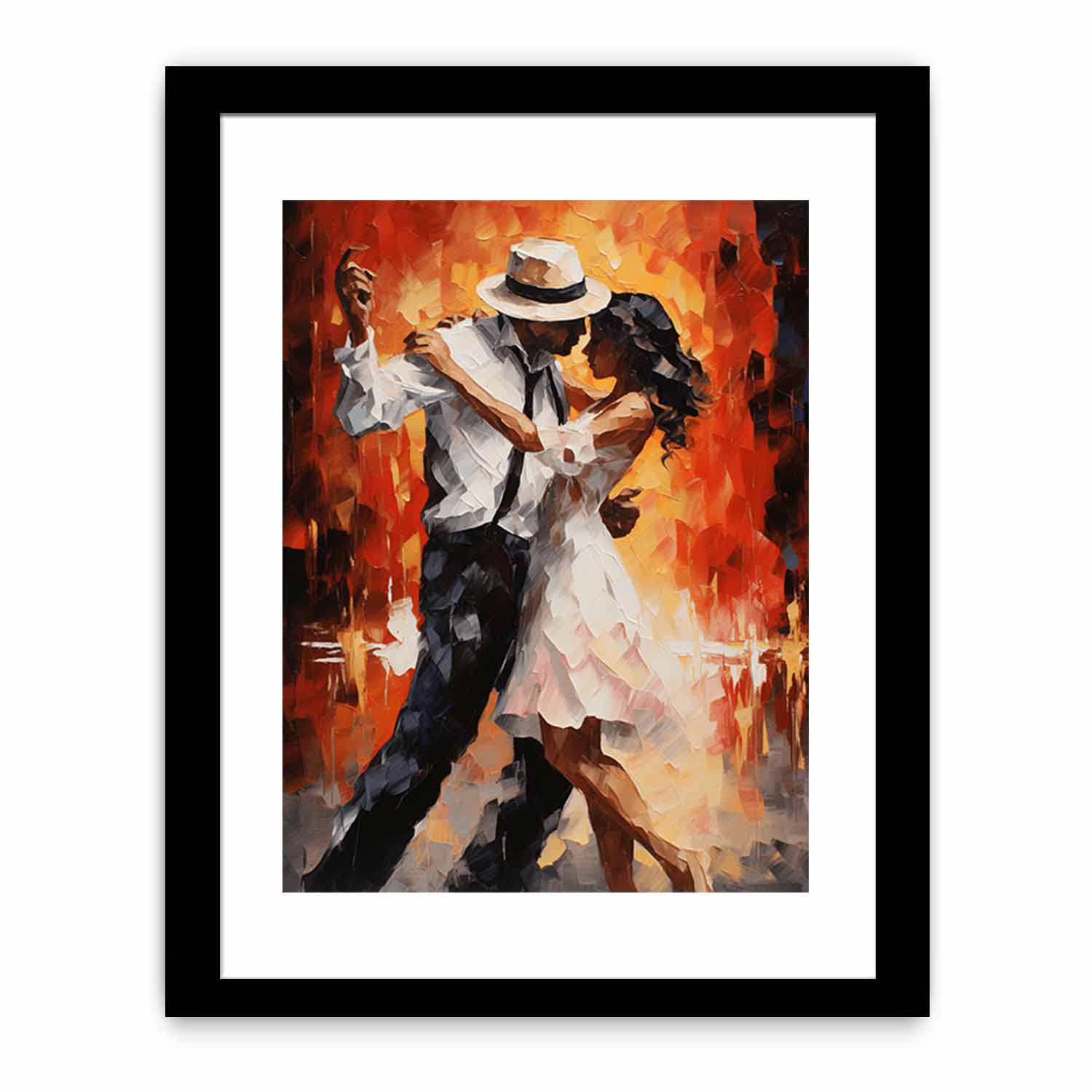 Abstract  Couple Dance