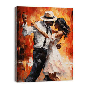 Abstract  Couple Dance