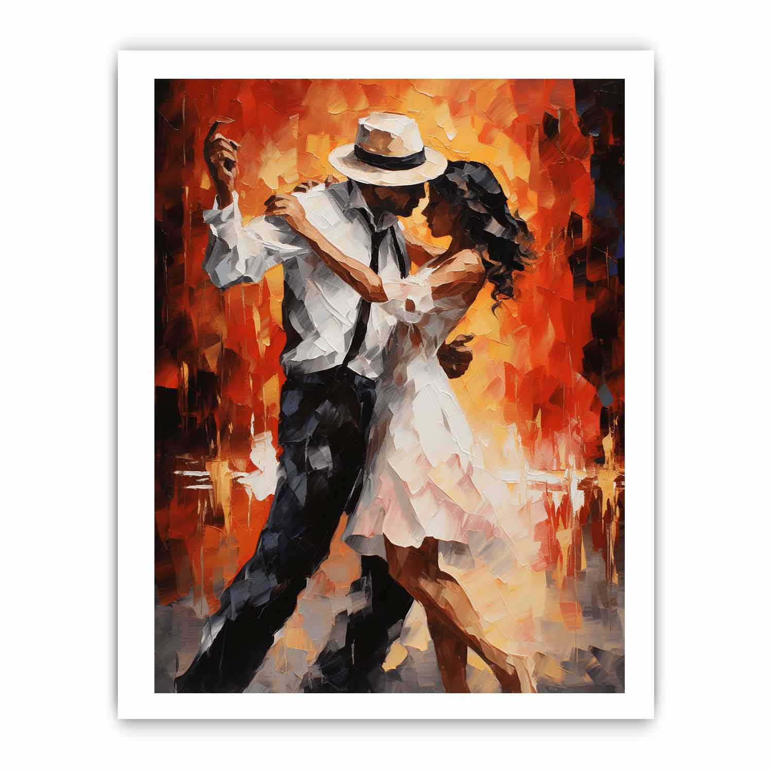 Abstract  Couple Dance