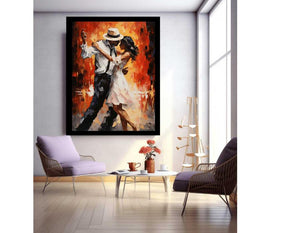 Abstract  Couple Dance