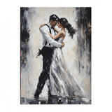 Black And White Couple Dance Modern Painting artwork preview