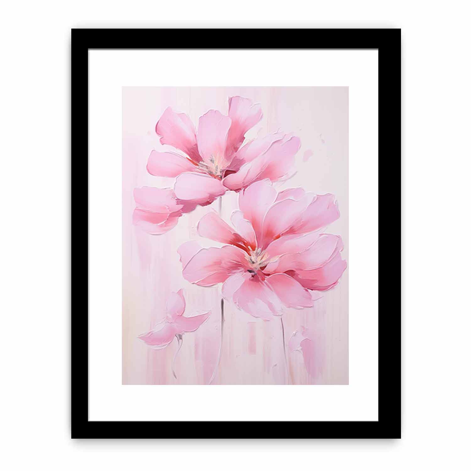 Pink Flower Modern Art  Painting