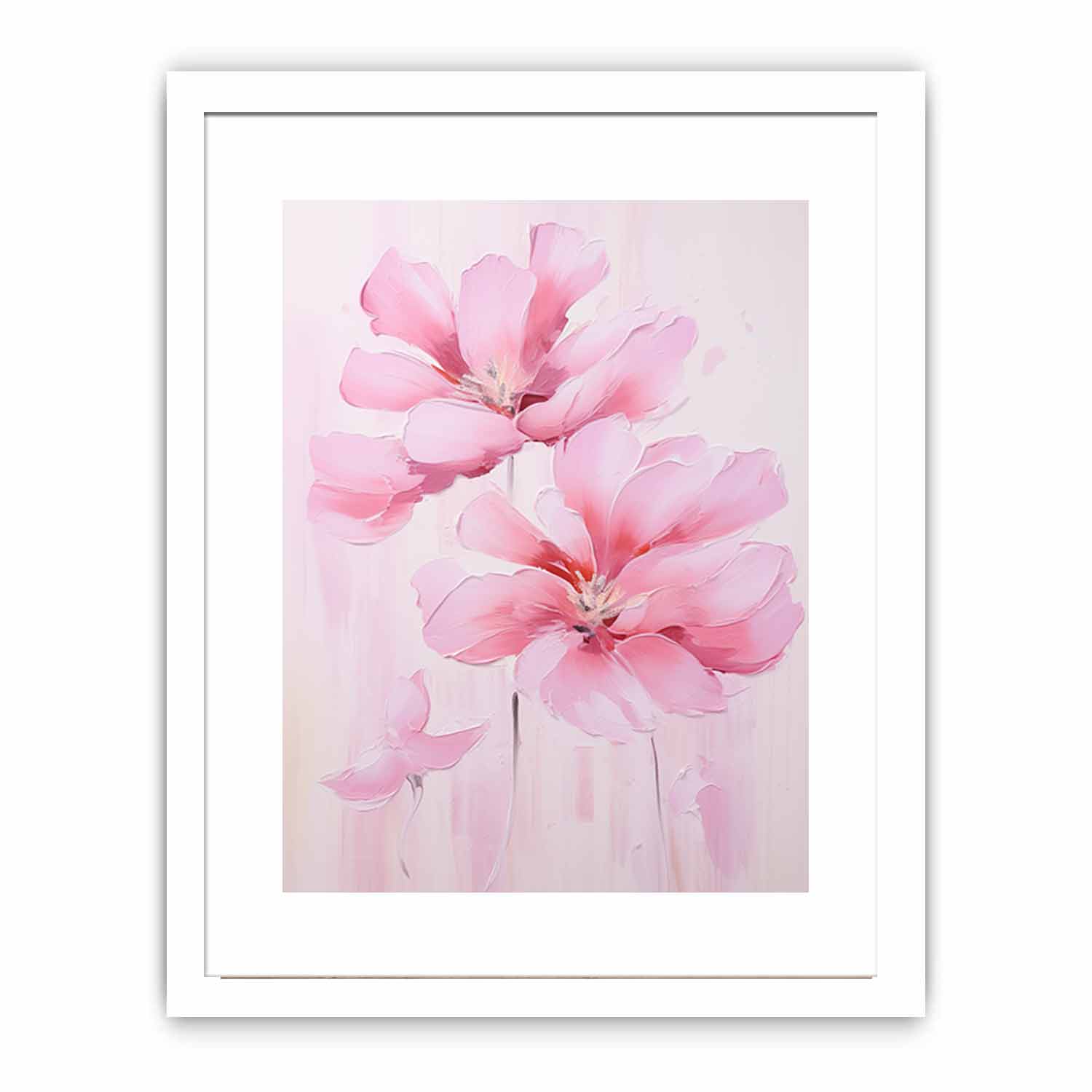 Pink Flower Modern Art  Painting