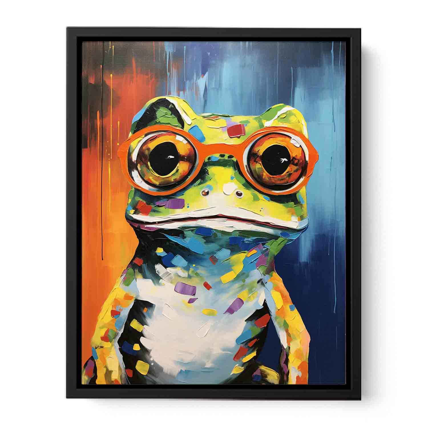 Frog  With Glasses Painting