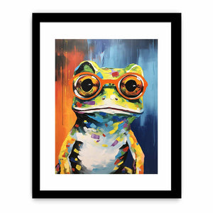 Frog  With Glasses Painting
