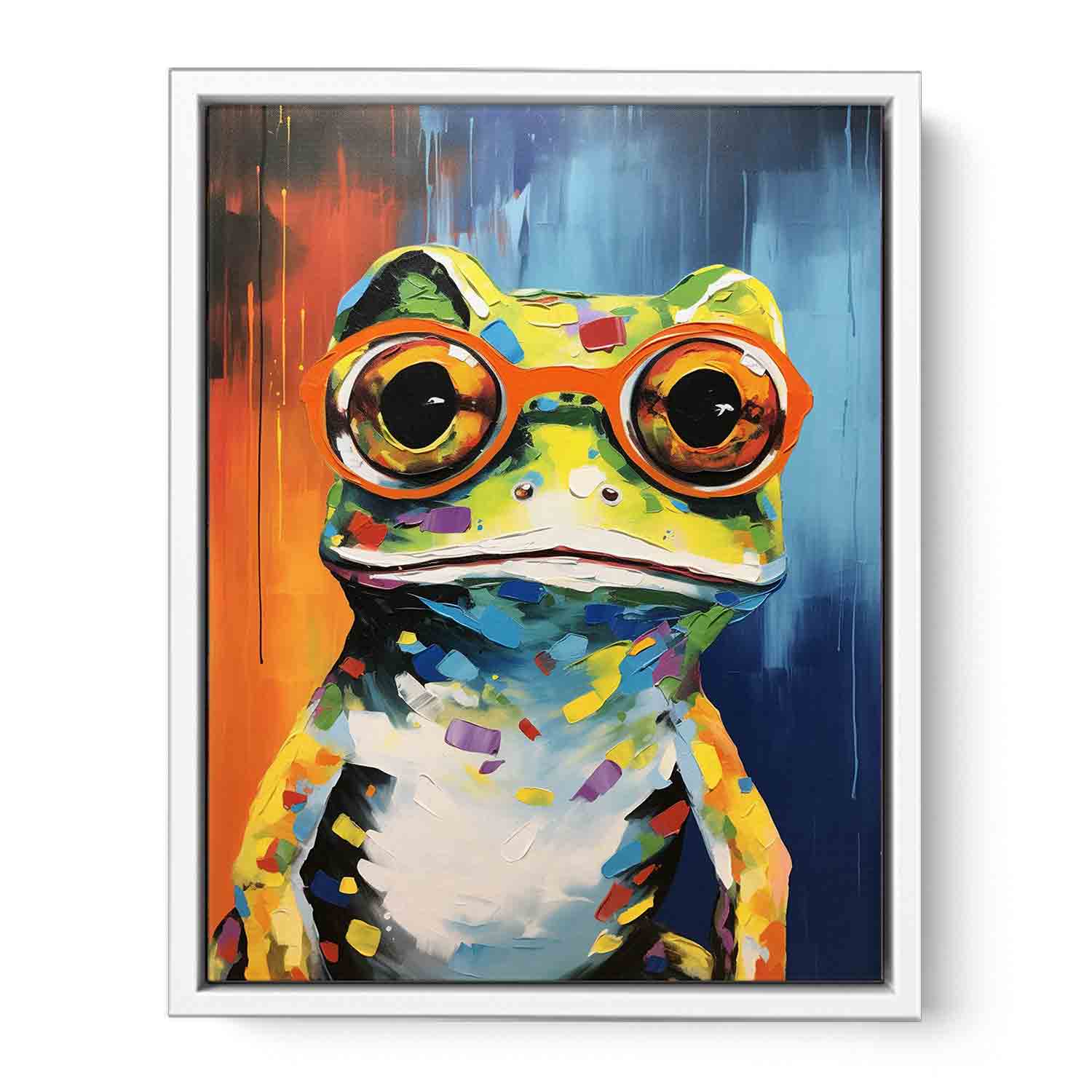 Frog  With Glasses Painting
