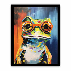 Frog  With Glasses Painting