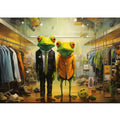 Shopping Frog Modern Art Painting