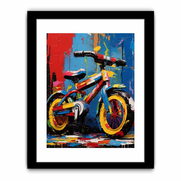 Modern Cycle Toy Art Painting