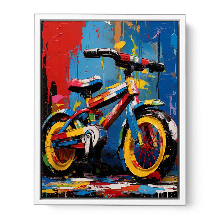 Modern Cycle Toy Art Painting