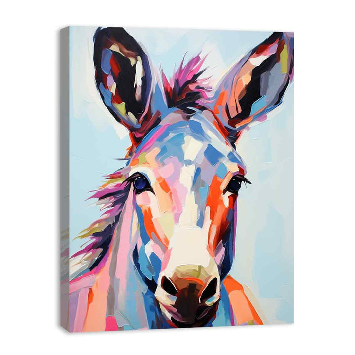 Modern Donkey Art Painting