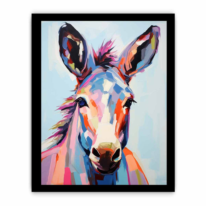 Modern Donkey Art Painting