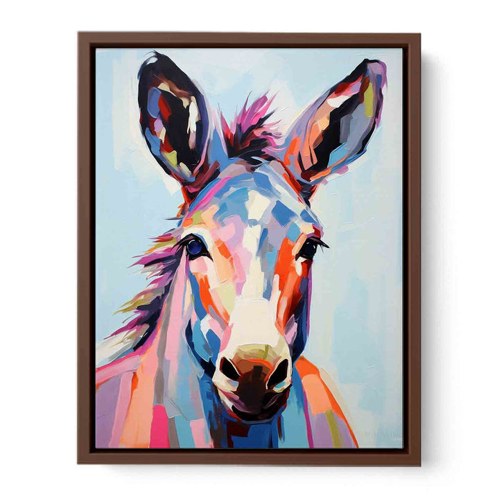 Modern Donkey Art Painting