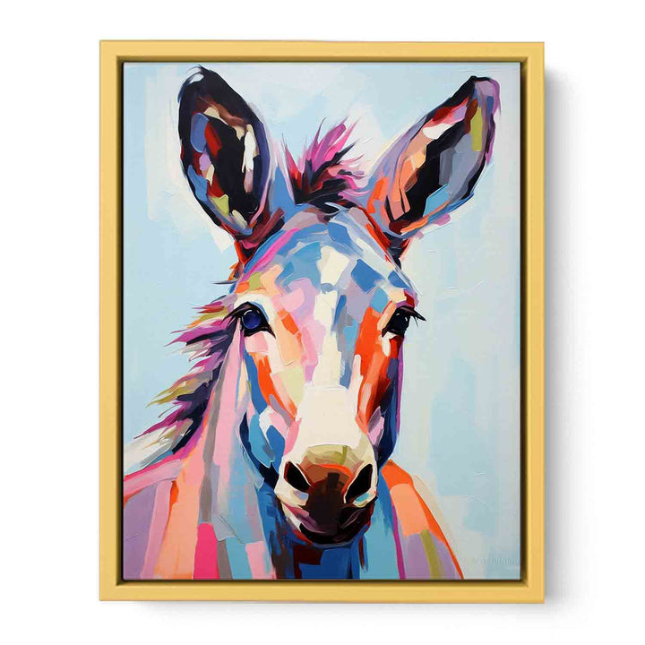 Modern Donkey Art Painting