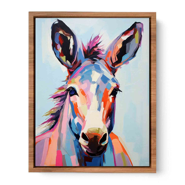 Modern Donkey Art Painting