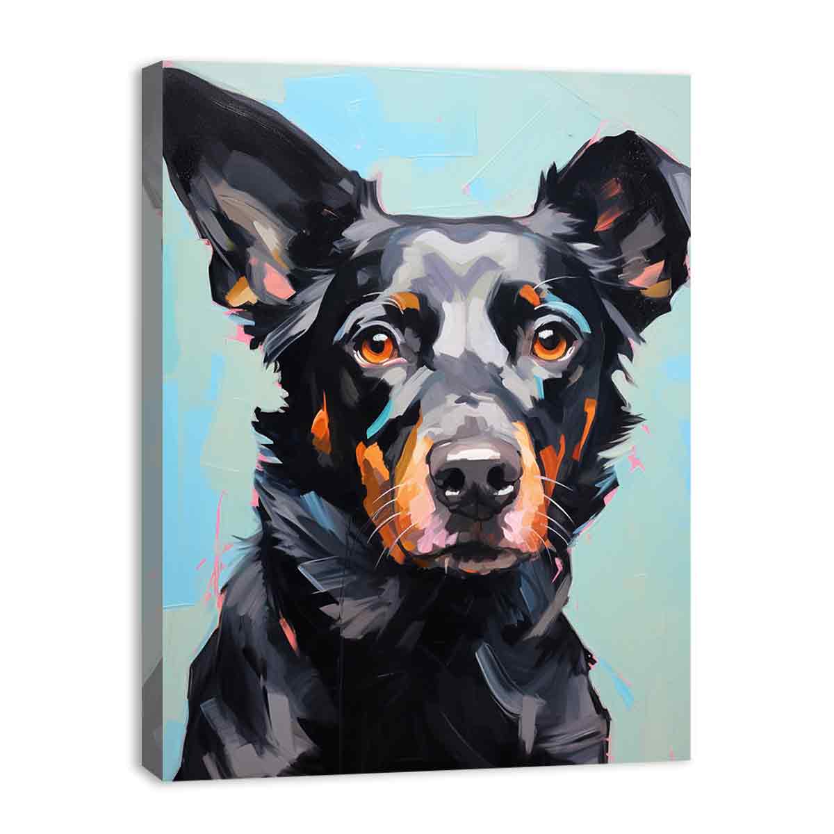 Modern Black Dog