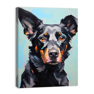 Modern Black Dog