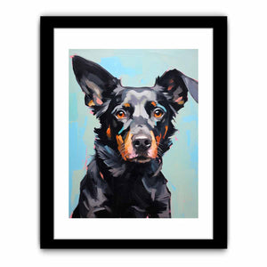 Modern Black Dog