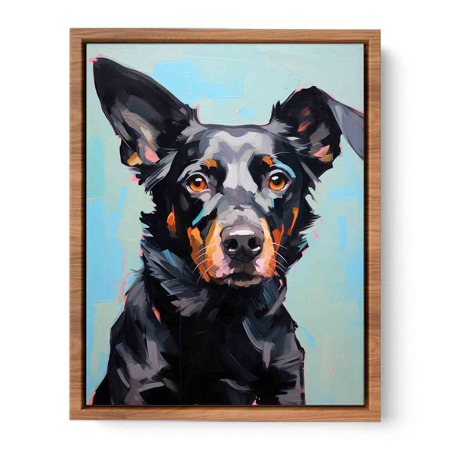 Modern Black Dog