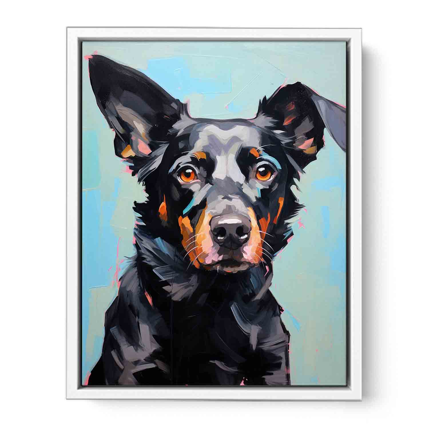 Modern Black Dog