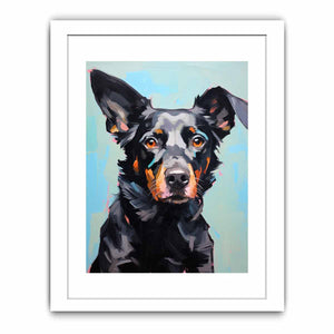 Modern Black Dog