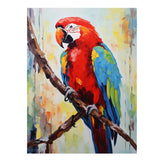 Red Parrot Modern Art Painting artwork preview