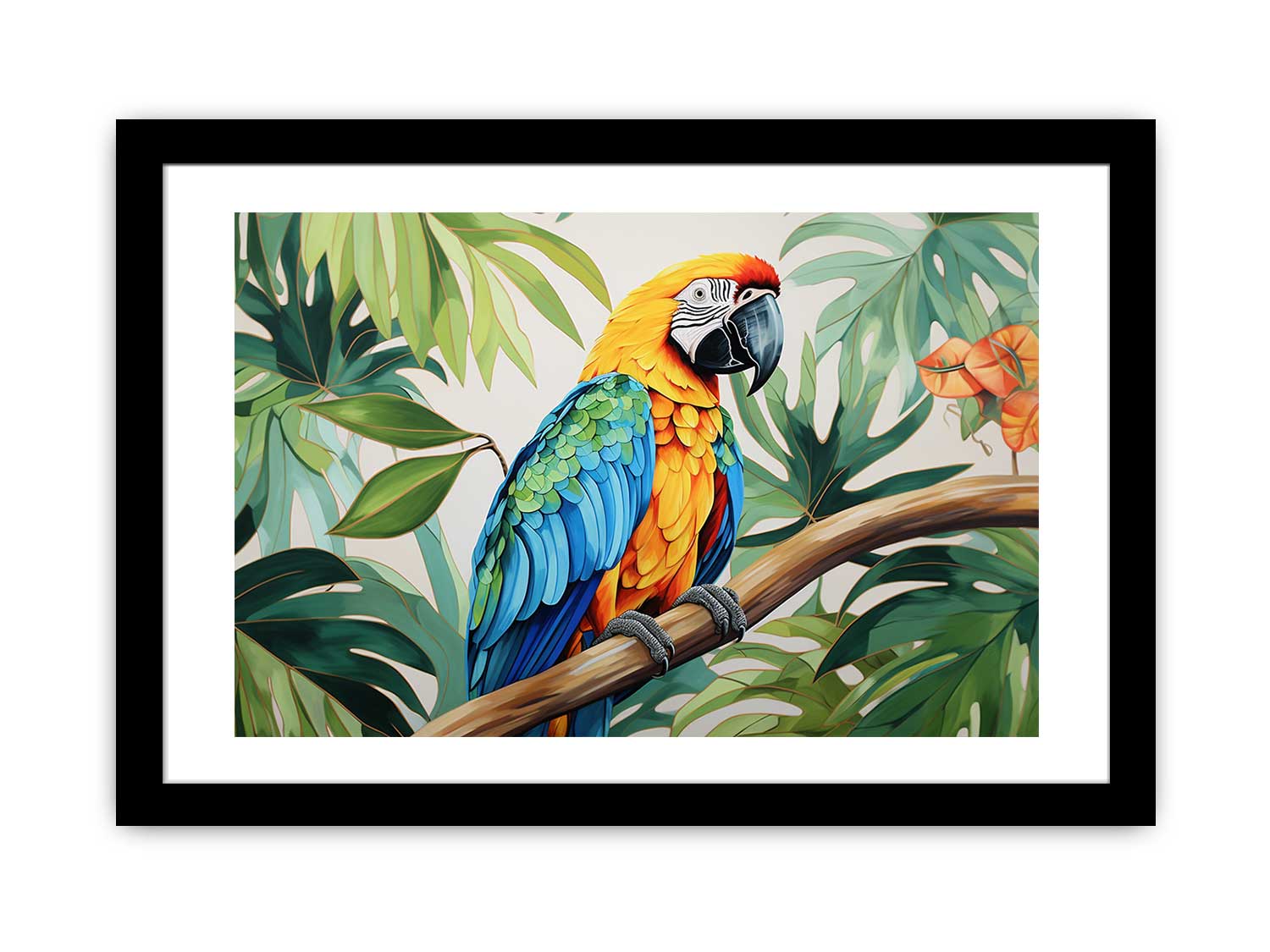 Modern Tropical Parrot