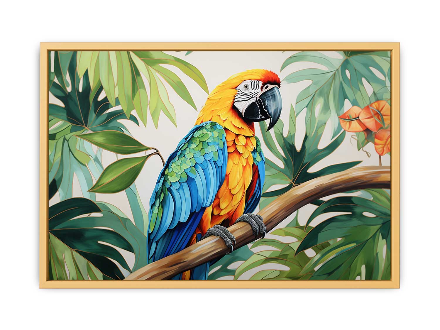 Modern Tropical Parrot