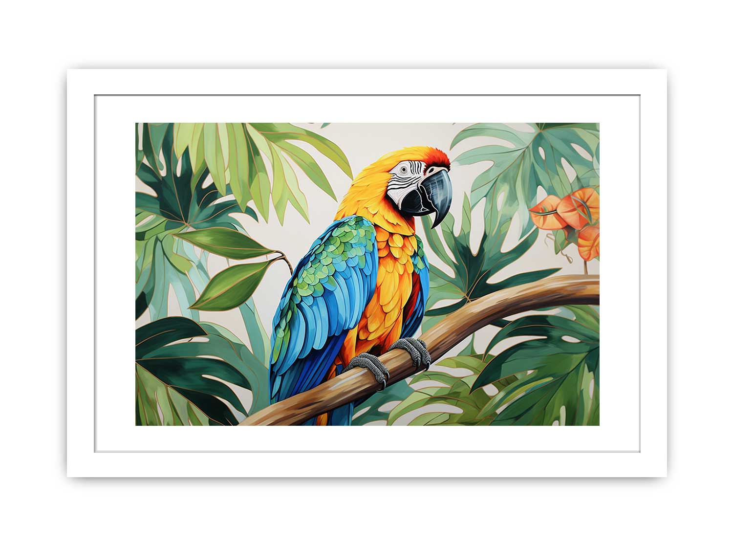 Modern Tropical Parrot