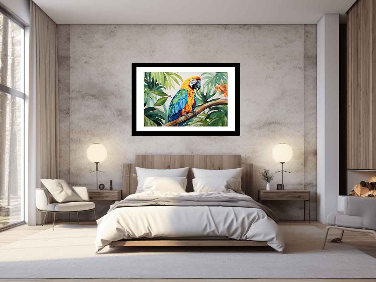 Modern Tropical Parrot