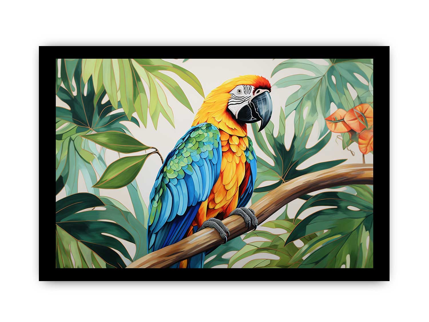 Modern Tropical Parrot
