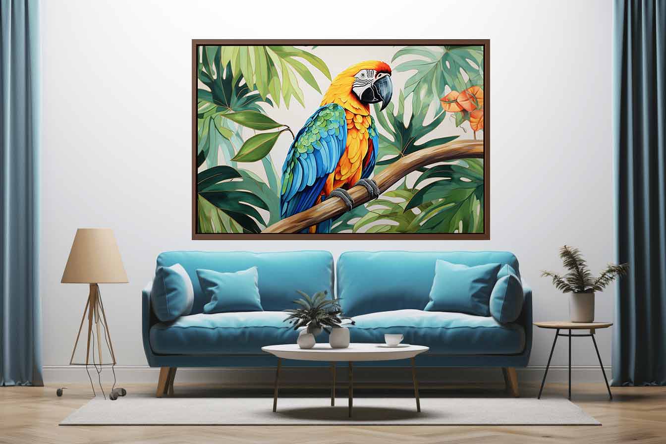 Modern Tropical Parrot