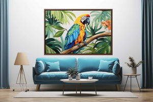 Modern Tropical Parrot