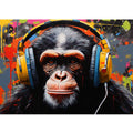Blue Monkey Painting