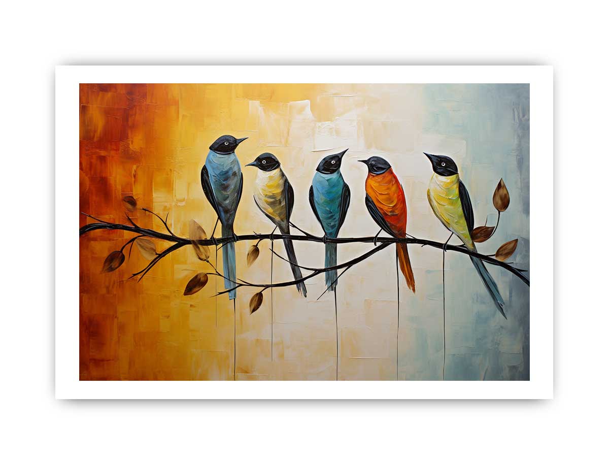 Birds On wire