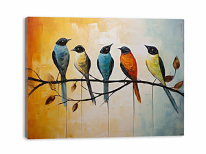 Birds On wire