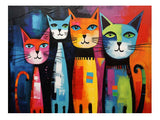 Cubist Cat artwork preview