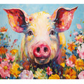 Pig Modern Art Painting