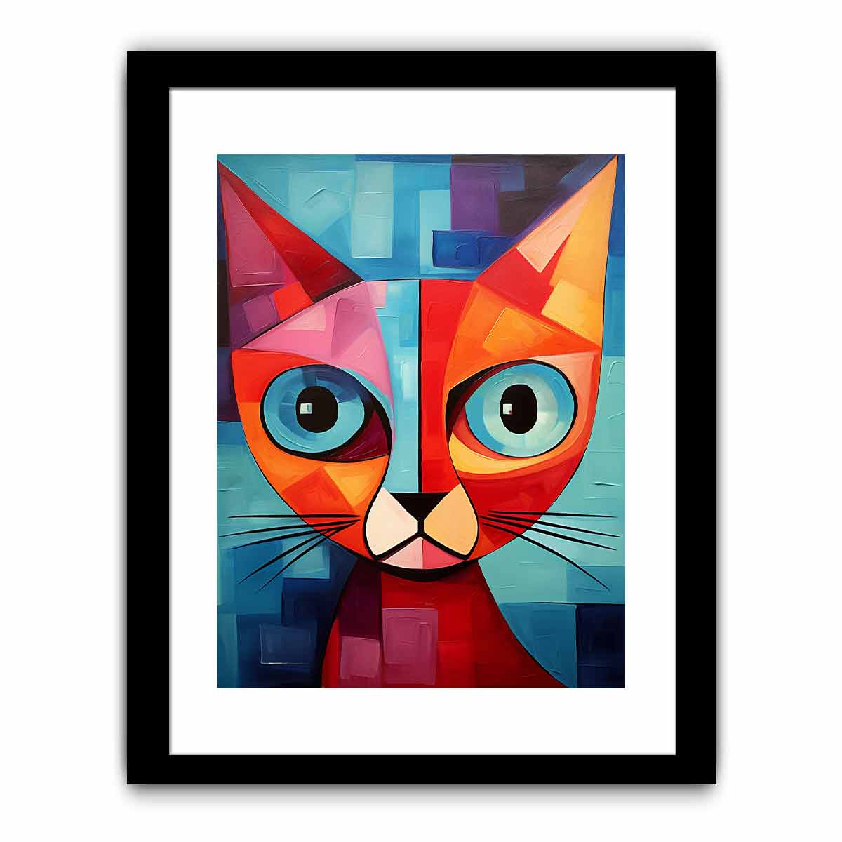 Modern Cubism Cat